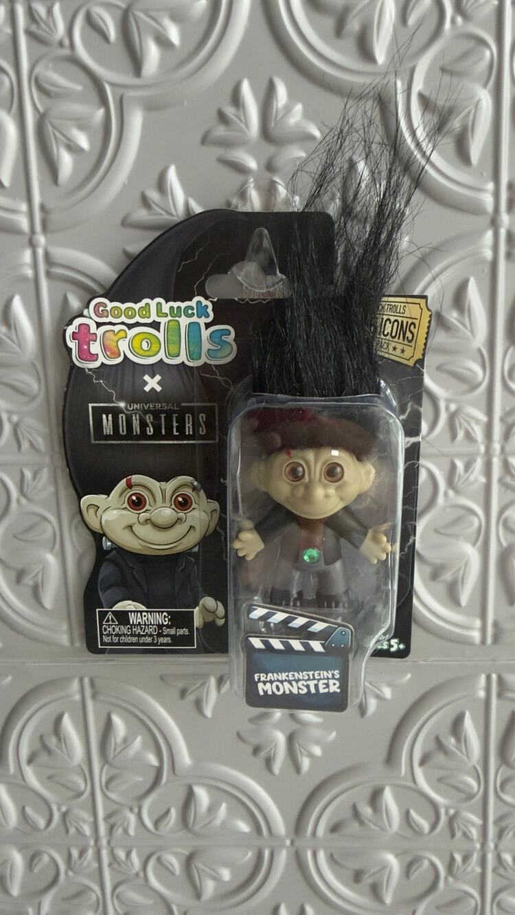 Good Luck Trolls x Universal Monsters Frankenstein’s Monster Figure NEW